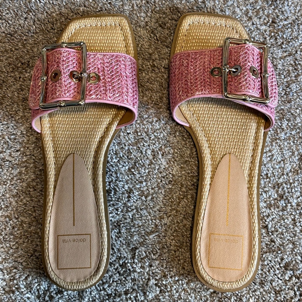 Dolce Vita Ilexa Sandals with Woven Straps and buckle. Women’s 9. Worn once. - Picture 2 of 5